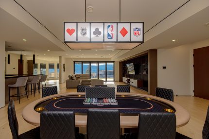 Downstairs Poker Table